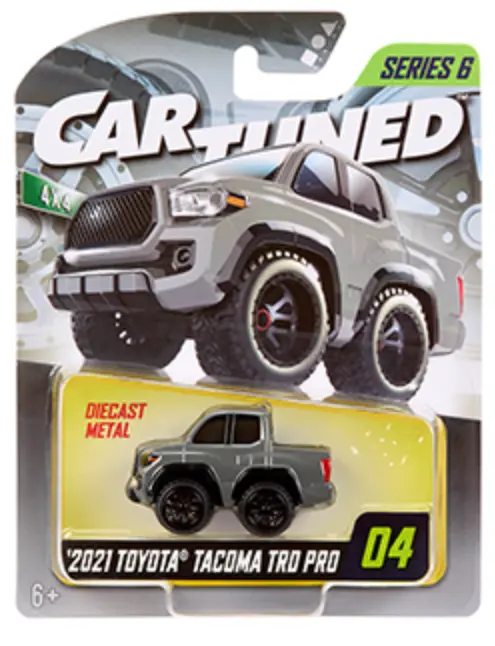 1:64 2021 Toyota Tacoma Trd Pro (4X4) -- Grey -- Cartuned: Mainline Series 6 1