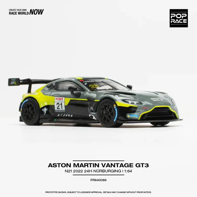 1:64 2022 24H Nürburgring -- #21 Aston Martin Vantage Gt3 -- Pop Race 1