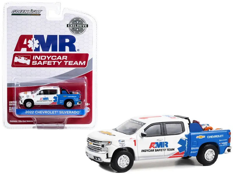 1:64 2022 Chevrolet Silverado -- Indy 500 Safety Truck -- Greenlight 1