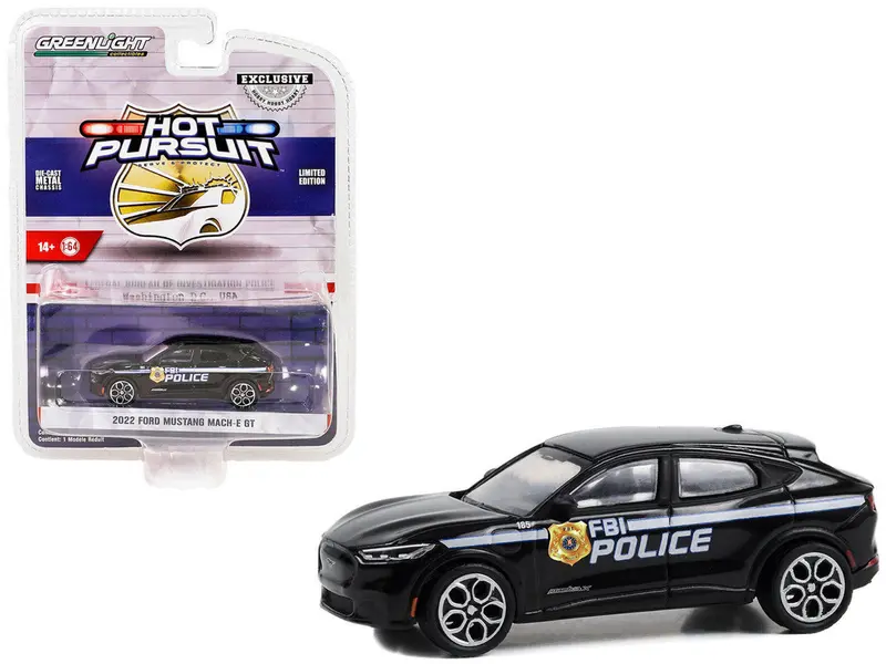 1:64 2022 Ford Mustang Mach-E Gt -- Police Car -- Greenlight: Hot Pursuit 1