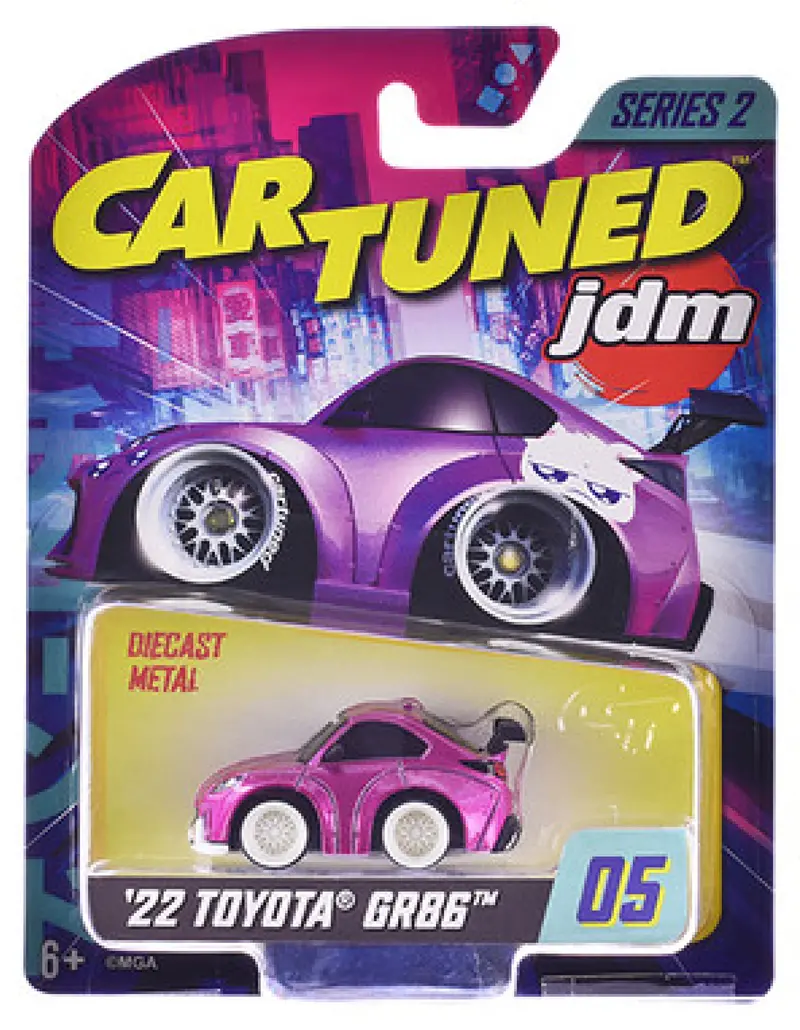 1:64 2022 Toyota Gr86 -- Pink Metallic -- Cartuned: Jdm Series 2 1