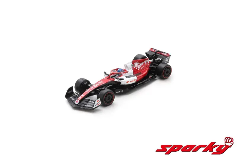 1:64 2022 Valterri Bottas -- #77 Alfa Romeo C42 -- Spark F1 1