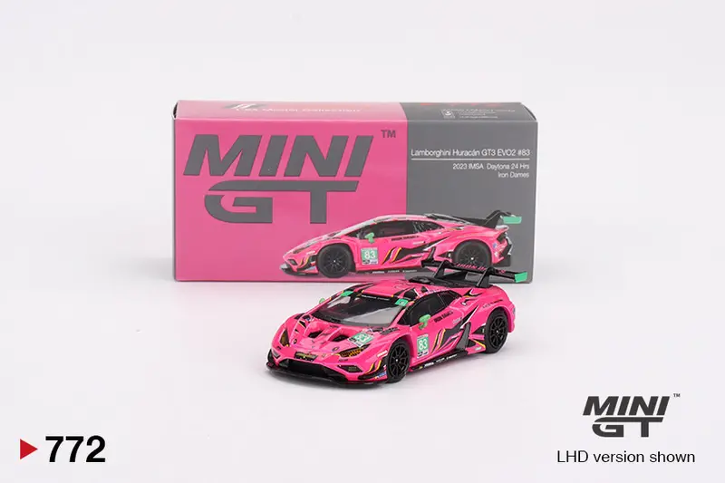 1:64 2023 Daytona 24Hr -- #83 Lamborghini Huracán Gt3 Evo2 -- Mini Gt Mgt00772 1