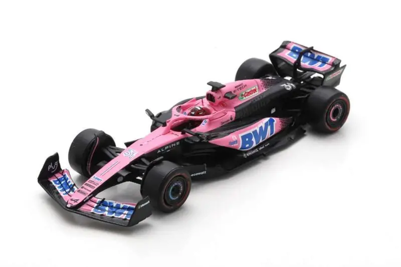 1:64 2023 Esteban Ocon -- #31 Alpine A523 -- Spark F1 1