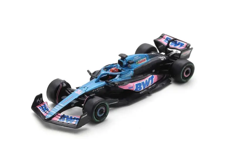 1:64 2023 Esteban Ocon -- #31 Alpine A523 -- Spark F1 1