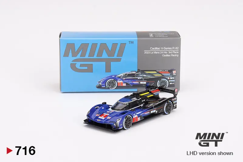 1:64 2023 Le Mans 24 Hrs 3Rd -- #2 Cadillac V-Series.R -- Mini Gt Mgt00716 1