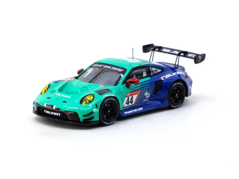 1:64 2023 Nürburgring 24H -- #44 Falken Porsche 911 Gt3 R -- Tarmac Works X Ixo 1