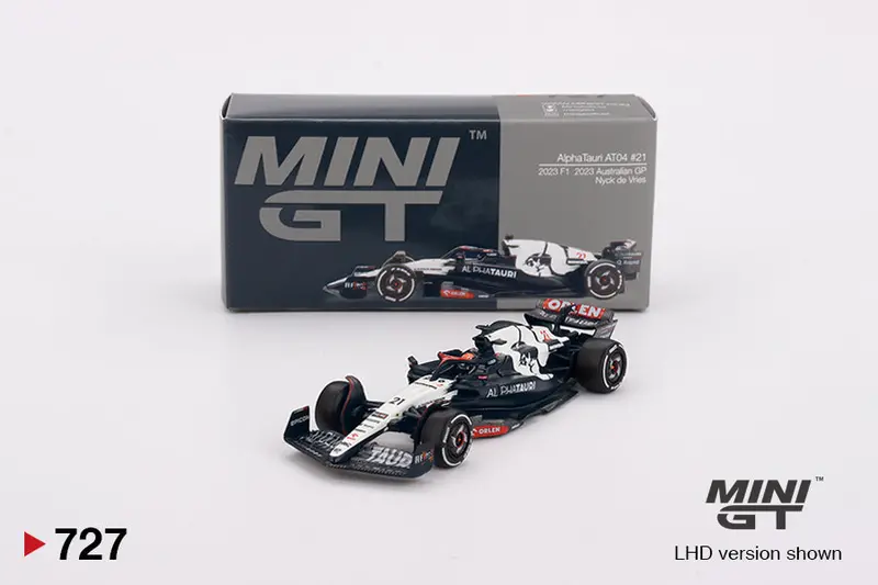 1:64 2023 Nyck De Vries - Australian Gp - Alphatauri At04 - Mini Gt F1 Mgt00727 1