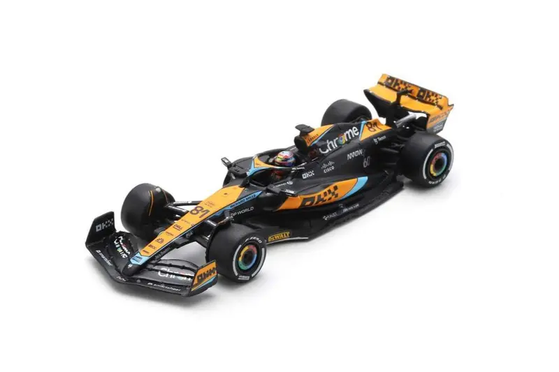 1:64 2023 Oscar Piastri -- #81 Mclaren Mcl60 -- Spark F1 1