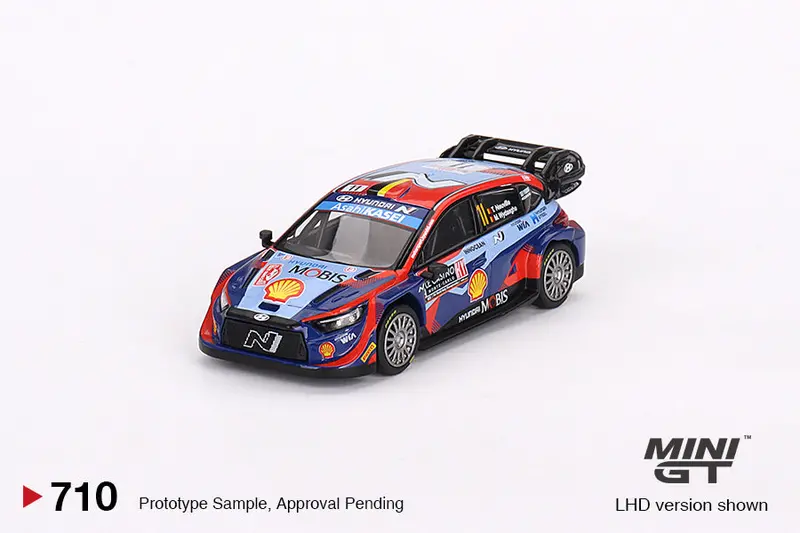 1:64 2023 Rally Monte Carlo -- #11 Hyundai I20 N Rally1 Hybrid -- Mini Gt 1