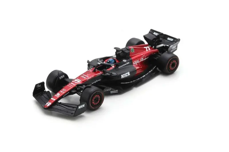 1:64 2023 Valtteri Bottas -- #77 Alfa Romeo Team Kick C43 -- Spark F1 1