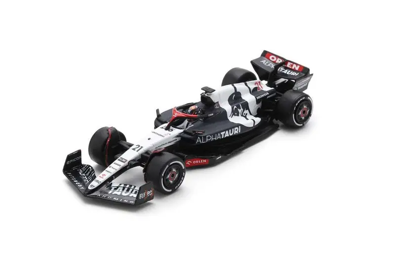 1:64 2023 Yuki Tsunoda -- #22 Alphatauri At04 -- Spark F1 1