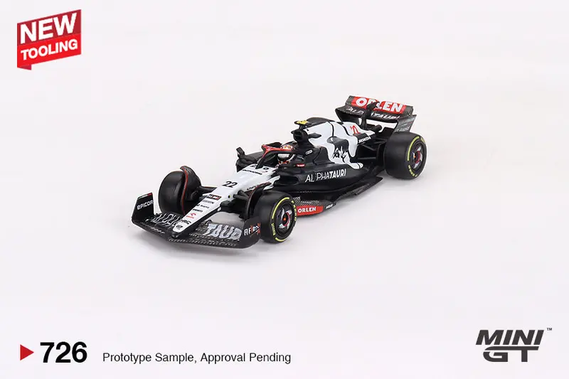 1:64 2023 Yuki Tsunoda - Australian Gp -- Alphatauri At04 -- Mini Gt F1 Mgt00726 2