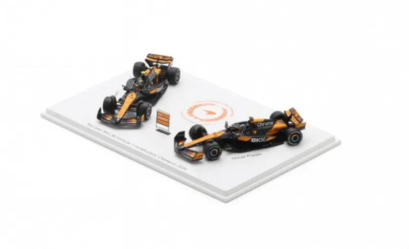1:64 2024 Constructors Champion Twin Set -- Mclaren Mcl38 -- Spark F1 1