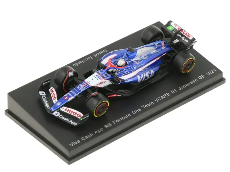 1:64 2024 Daniel Ricciardo  -- Japanese Gp -- #3 Vcarb -- Spark F1 Y372 1