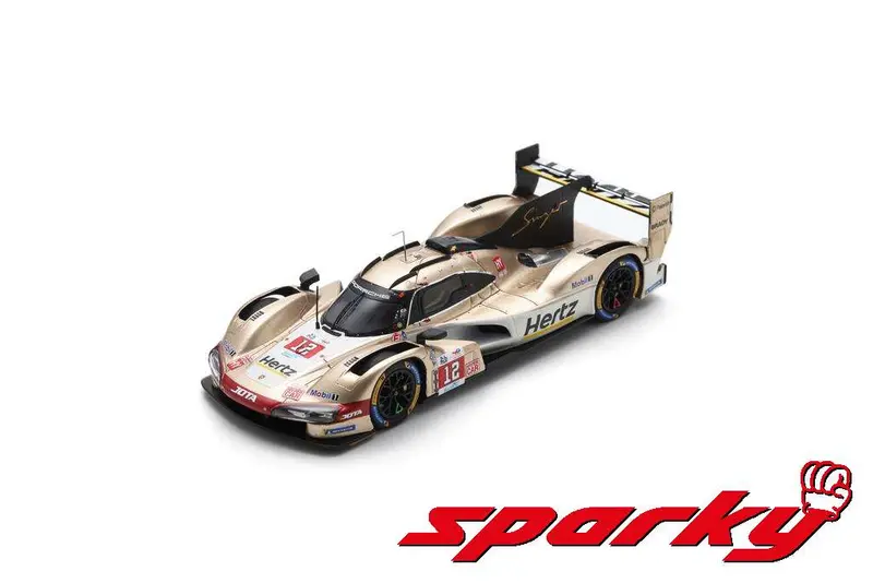 1:64 2024 Le Mans 24H -- #12 Porsche 963 Hertz Team Jota -- Spark Y401 1