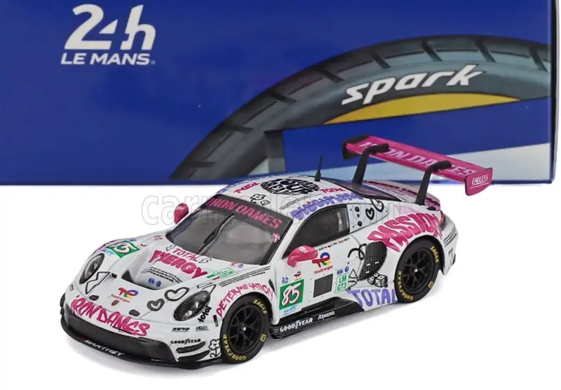 1:64 2025 Le Mans 24H -- #85 Iron Dames Porsche 911 Gt3 R (992) -- Spark 64S076 1