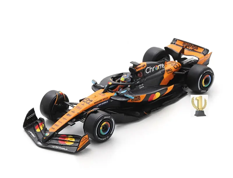 1:64 2025 Oscar Piastri - Chinese Gp Winner - #81 Mclaren Mcl39 -- Spark F1 Y428 1