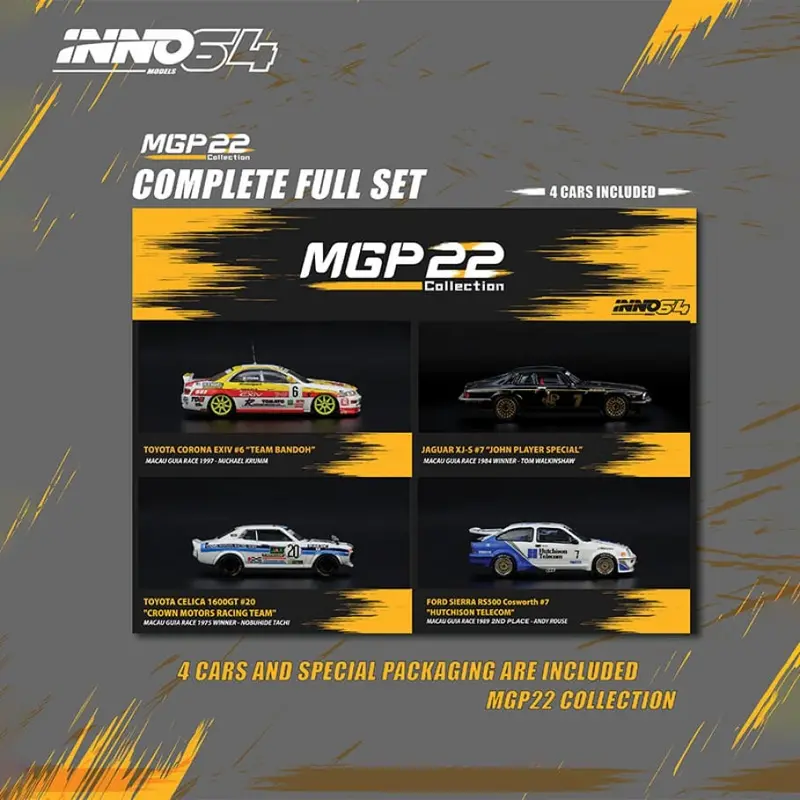 1:64 (4-Pack) Macau Gp 2022 -- Limited Edition Box Set -- Inno64 1
