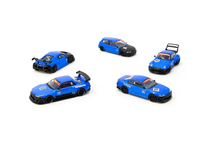 1:64 5-Pack Box Set - Tarmac Works 10Th Anniversary -- Tarmac Works 1