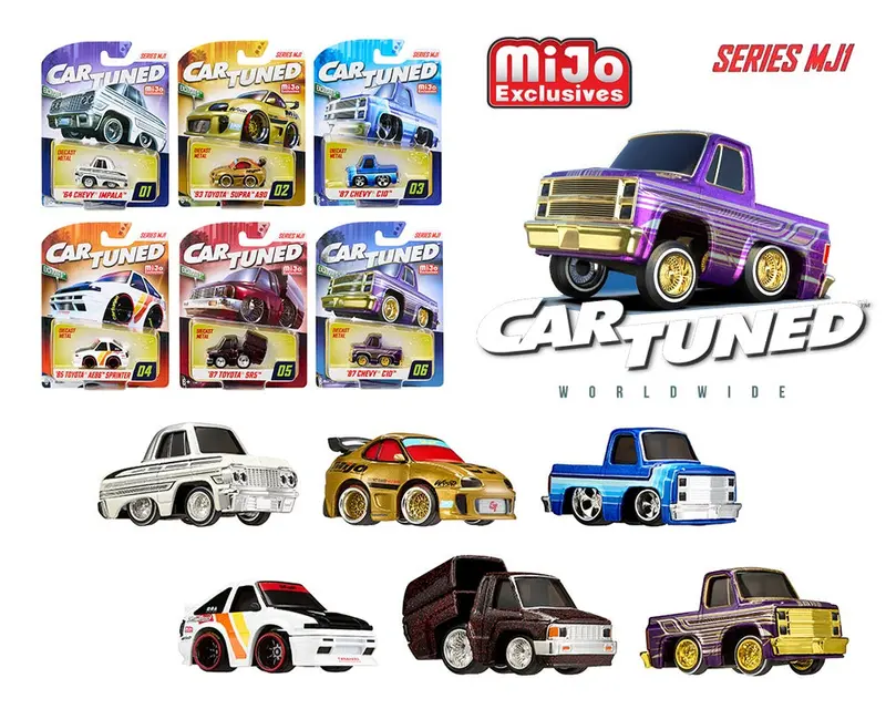 1:64 (6-Piece Set) Mijo Exclusive Series 1 Assortment -- Cartuned 1