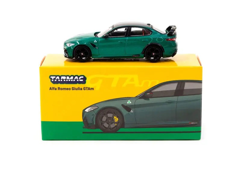 1:64 Alfa Romeo Giulia Gtam -- Green Metallic -- Tarmac Works 1