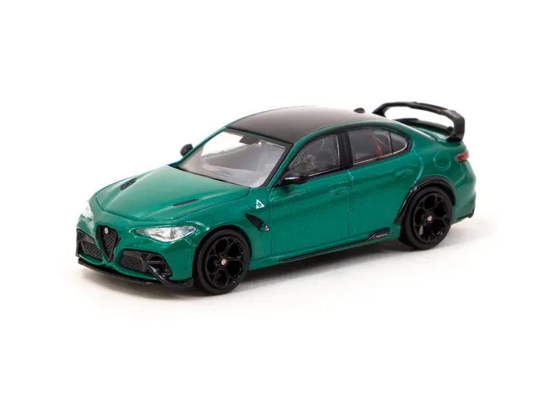 1:64 Alfa Romeo Giulia Gtam -- Green Metallic -- Tarmac Works 2