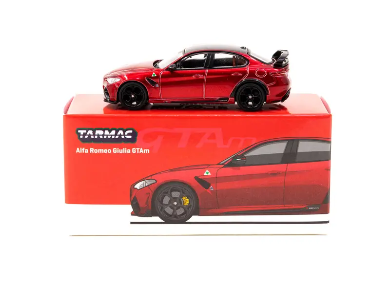 1:64 Alfa Romeo Giulia Gtam -- Red Metallic -- Tarmac Works 1