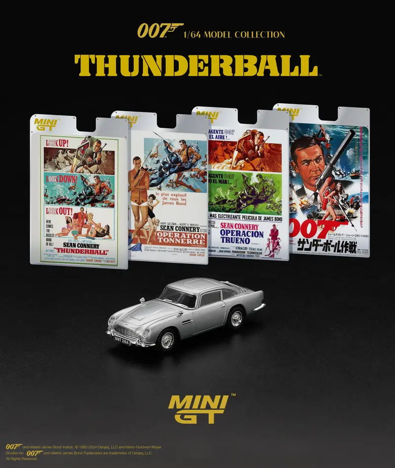 1:64 Aston Martin Db5 “Thunderball” -- James Bond Collection -- Mini Gt 1