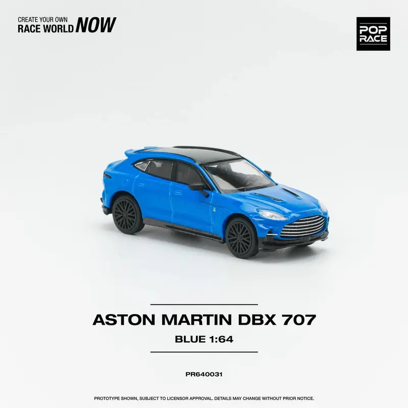 1:64 Aston Martin Dbx -- Blue -- Pop Race 1