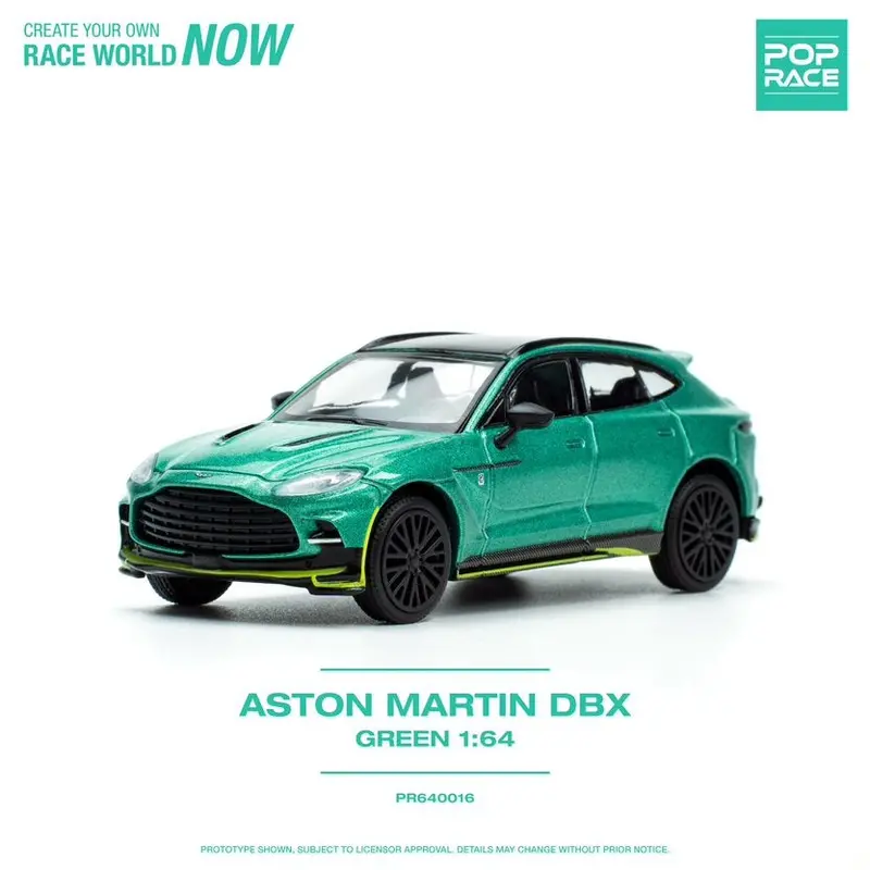 1:64 Aston Martin Dbx -- Racing Green -- Pop Race 1