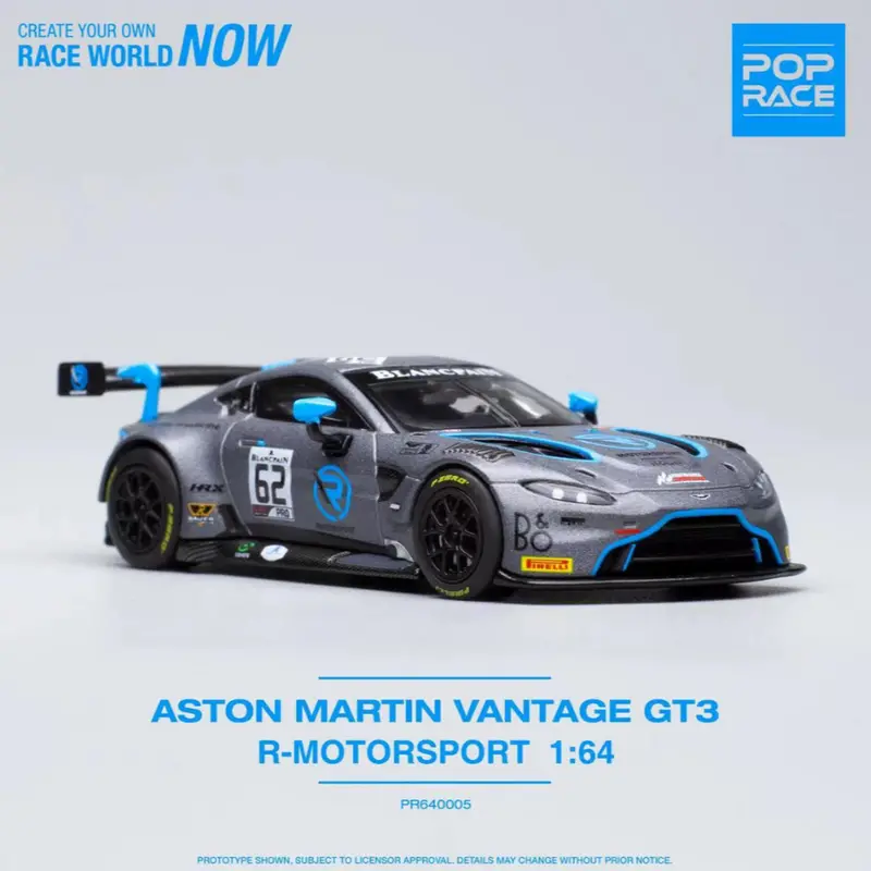 1:64 Aston Martin Vantage Gt3 -- #62 R-Motorsport Race Car -- Pop Race 1