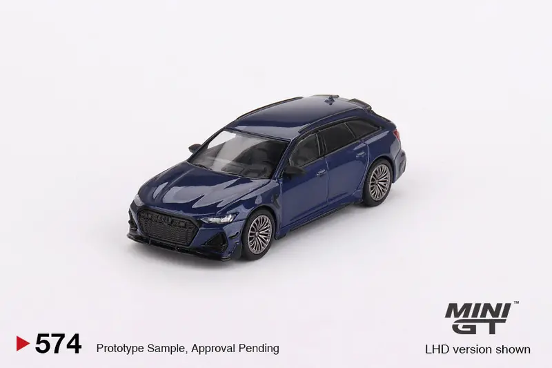 1:64 Audi Abt Rs6-R -- Navarra Blue Metallic -- Mini Gt Mgt00574 2
