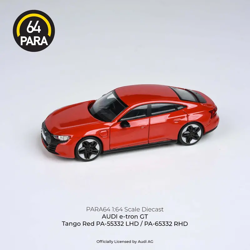 1:64 Audi E-Tron Gt -- Tango Red -- Para64 1