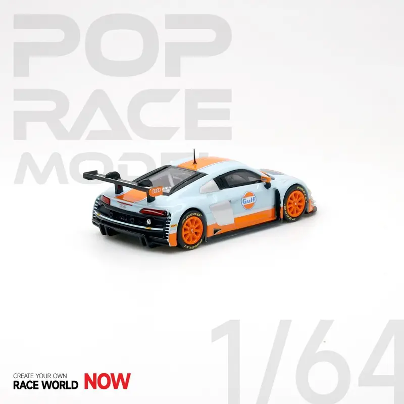 1:64 Audi R8 Lms Evo 2 Gt3 -- Gulf Oil Livery -- Pop Race 2