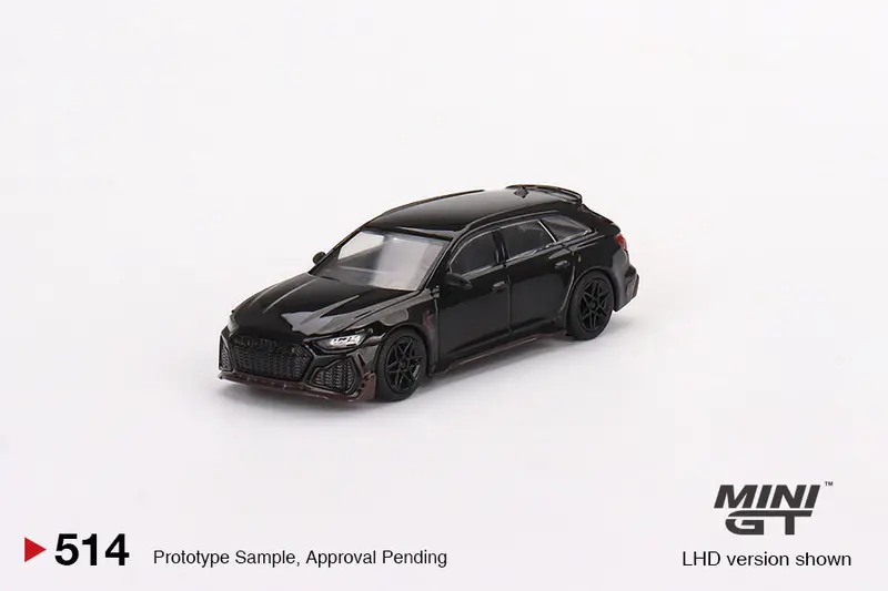 1:64 Audi Rs6 Abt Johann Abt Signature Edition -- Black -- Mini Gt 1