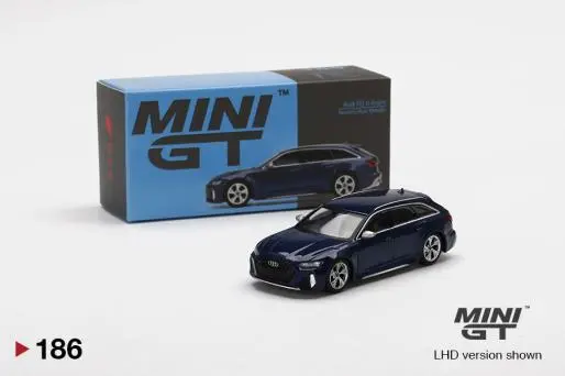 1:64 Audi Rs6 Avant -- Navarra Blue Metallic -- Mini Gt 1