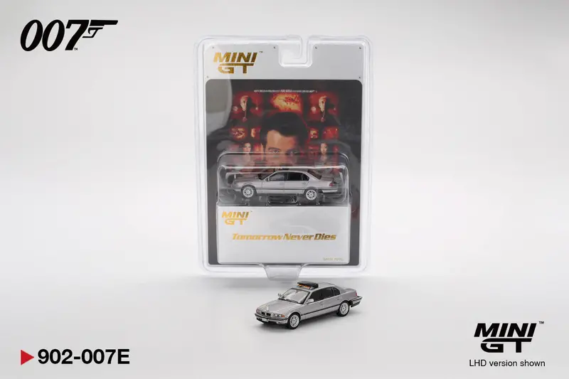 1:64 Bmw 750Il “Tomorrow Never Dies” - James Bond Collection -- Mini Gt Mgt00902 1