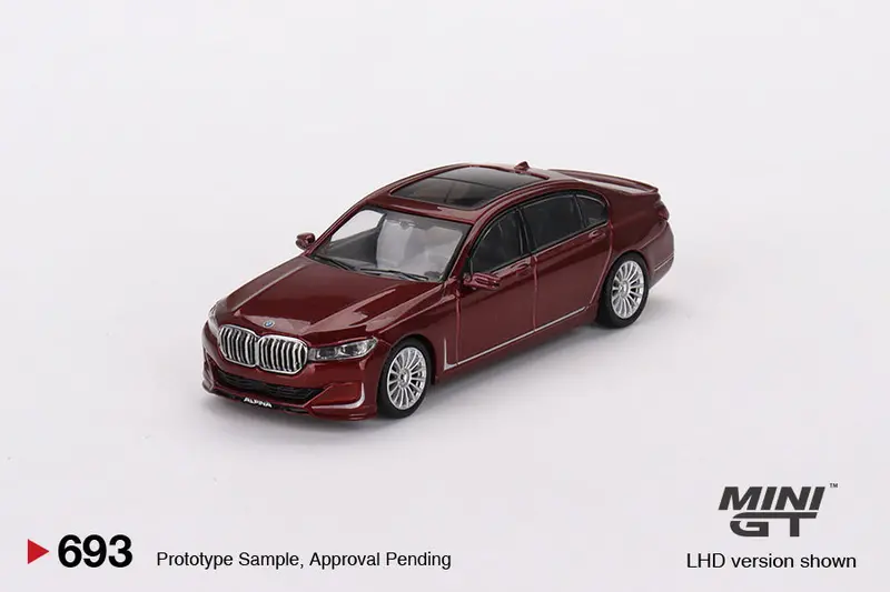1:64 Bmw Alpina B7 Xdrive -- Aventurin Red Metallic -- Mini Gt 1