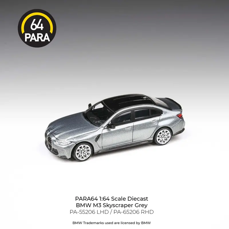 1:64 Bmw M3 G80 -- Skyscraper Grey -- Para64 1