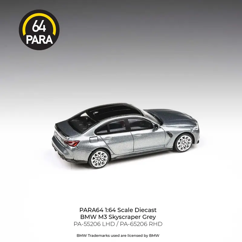 1:64 Bmw M3 G80 -- Skyscraper Grey -- Para64 2