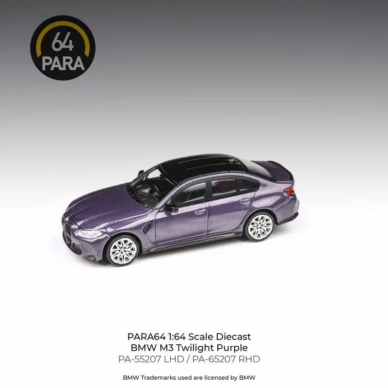 1:64 Bmw M3 G80 -- Twilight Purple -- Para64 1