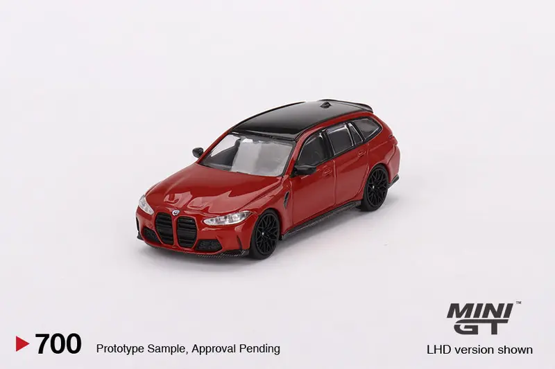 1:64 Bmw M3 (G81) Competition Touring -- Toronto Red Metallic -- Mini Gt 1