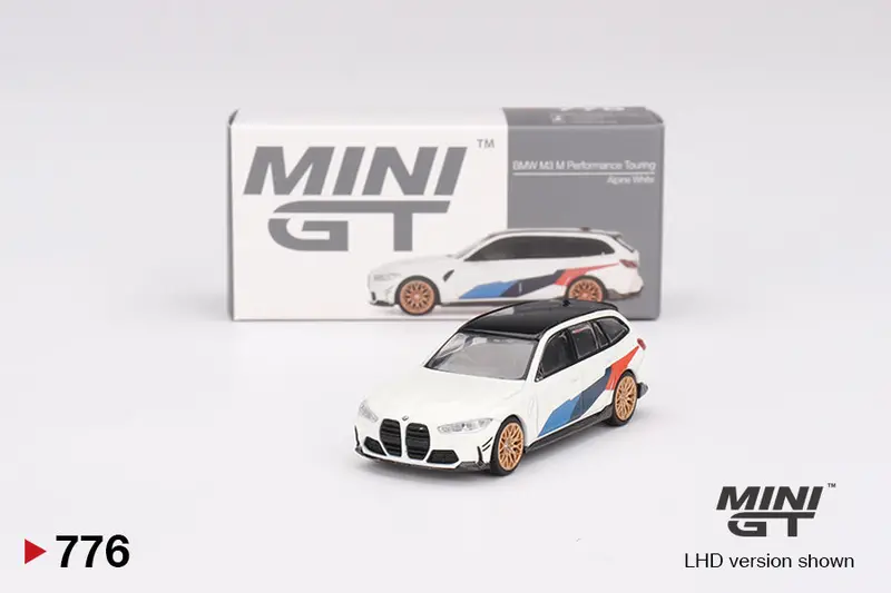 1:64 Bmw M3 M Performance Touring -- Alpine White -- Mini Gt Mgt00776 1