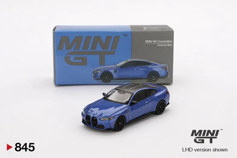 1:64 Bmw M4 Competition (G82) -- Portimao Blue -- Mini Gt Mgt00845 1