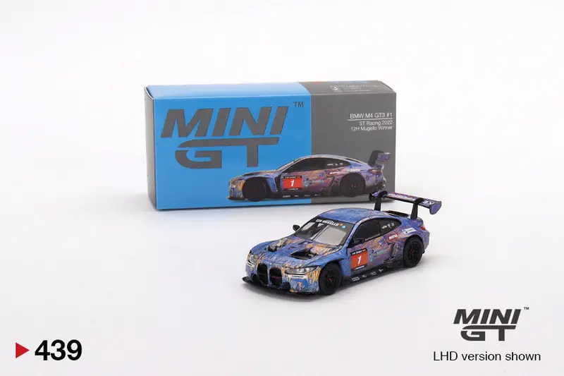 1:64 Bmw M4 Gt3 -- #1 2022 12H Mugello Winner -- Mini Gt 1