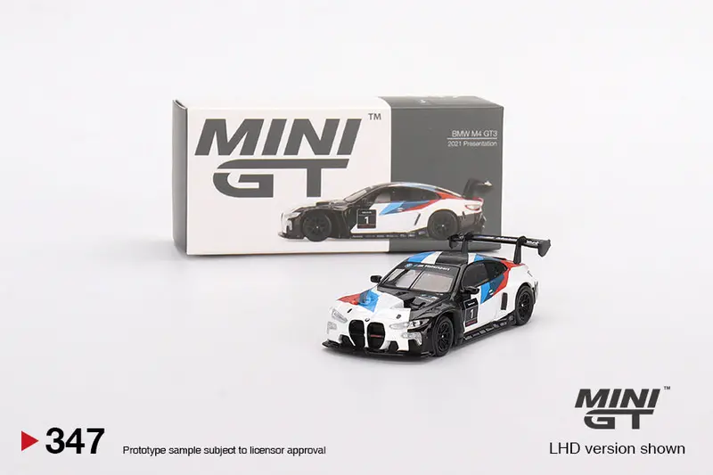 1:64 Bmw M4 Gt3 2021 -- Presentation Livery -- Mini Gt 1