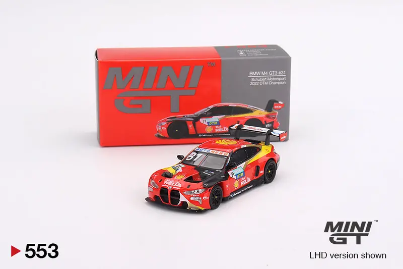1:64 Bmw M4 Gt3 -- #31 Schubert Motorsport 2022 Dtm Champion -- Mini Gt Mgt00553 1