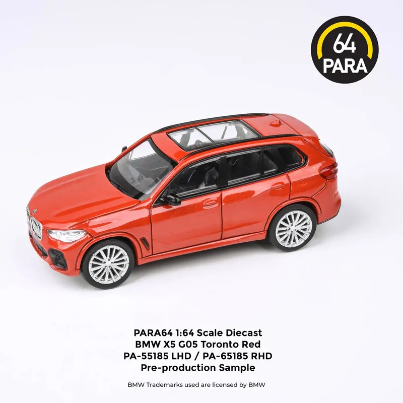 1:64 Bmw X5 -- Toronto Red -- Para64 1
