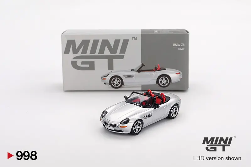 1:64 Bmw Z8 -- Silver -- Mini Gt Mgt00998 1
